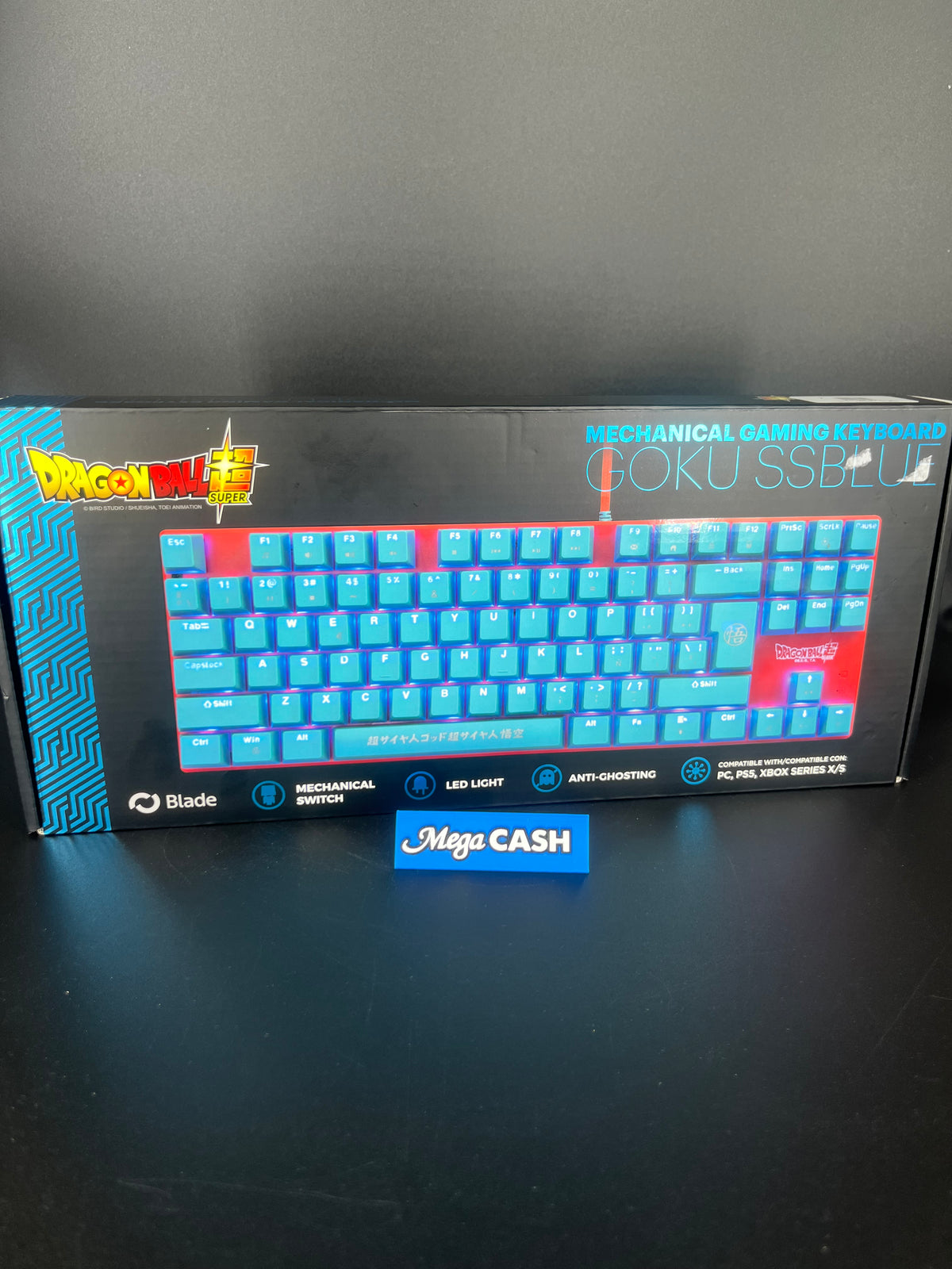 Blade Gaming Keyboard - Dragon Ball Super - Goku SSBLUE