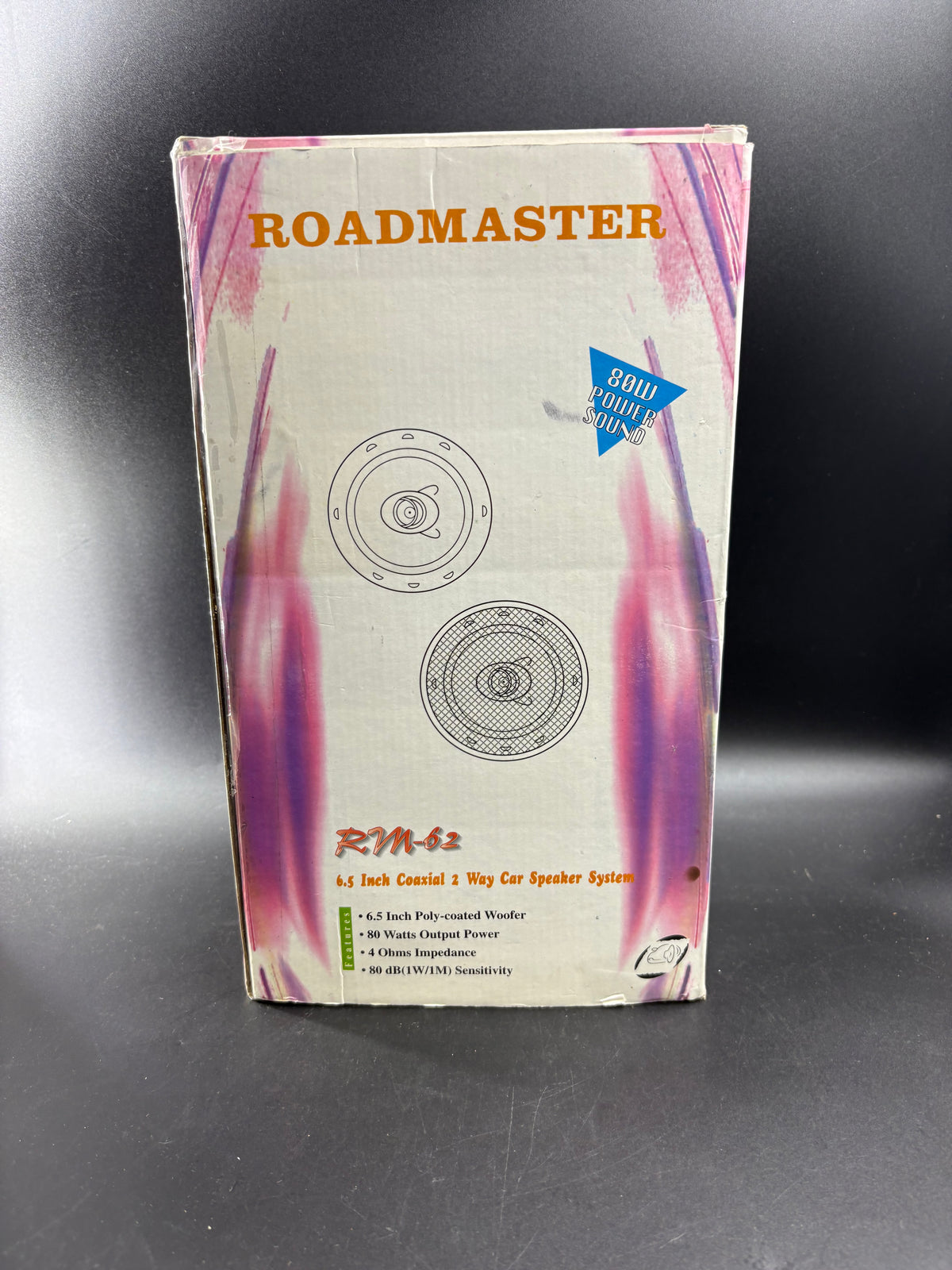 ROADMASTER 6.5" CAR SPEAKER SYSTEM 80W