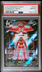 Pokémon - PSA 10 - Deoxys Vmax - GG45/GG70 - Crown Zenith