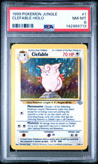 Pokémon - PSA 8 Clefable Holo 1/64 Jungle