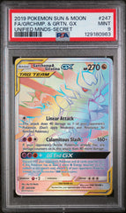 Pokémon - PSA 9 Garchomp & Giratina 247/236 Unified Minds
