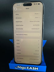 Apple iPhone 15 Pro Max 256GB Unlocked MU783ZP/A