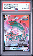 Pokémon - PSA 9 Rayquaza Vmax TG20/TG30 Sliver Tempest