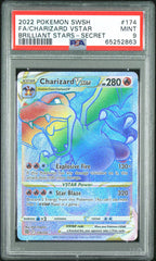 Pokemon - PSA 10 Charizard Vstar 174/172 Brilliant Stars