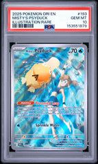 Pokémon - PSA 10 Misty’s Psyduck 193/182 Destined Rivals
