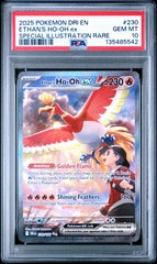 Pokémon -PSA 10 Ethan’s Ho-oh Ex 230/182 Destined Rivals
