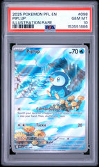 Pokémon - PSA 10 Piplup 098/094 Phantasmal Flames