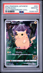 Pokémon - PSA 10 Pikachu 001/028 25TH Anniversary Collection (JPN)