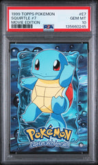 Pokémon - PSA 10 Squirtle Topps Movie Edition E7