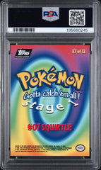 Pokémon - PSA 10 Squirtle Topps Movie Edition E7