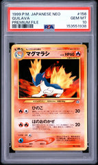 Pokemon - PSA 10 Quilava Japanese Neo Premium Flie