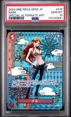 One Piece - PSA 10 Nami SP OP01-016 Japanese