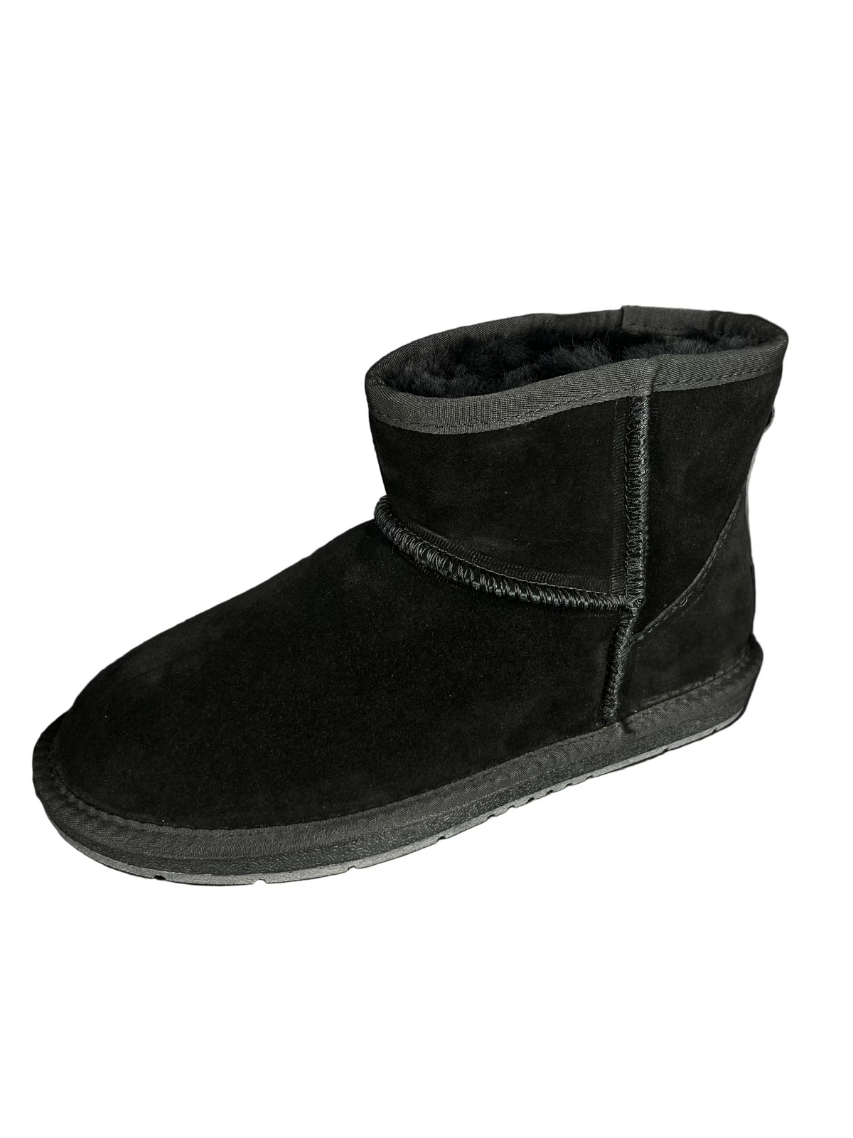 Ugg Boots Mini Suede Black Size Womens US 9