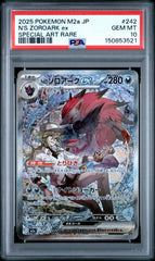 Pokémon - PSA 10 N’s Zoroark Ex 242/193 Mega Dream (JPN)