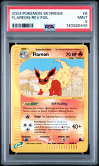 Pokémon - PSA 9 Flareon 8/144 Rev Holo Skyridge