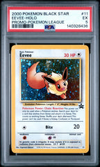 Pokémon - PSA 5 Eevee #11 Black Star Promo Pokemon League