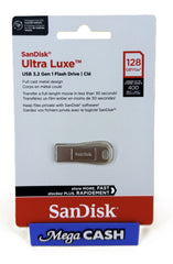 Sandisk Ultra Luxe USB 3.2 Gen 1 Flash Drive - 128GB - SDCZ74-128G-G46