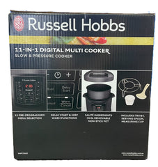 Russell Hobbs 11-in-1 Digital Multi Cooker - Slow & Pressure Cooker