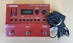 Boss Looper Pedal Station - RC-500 - RED