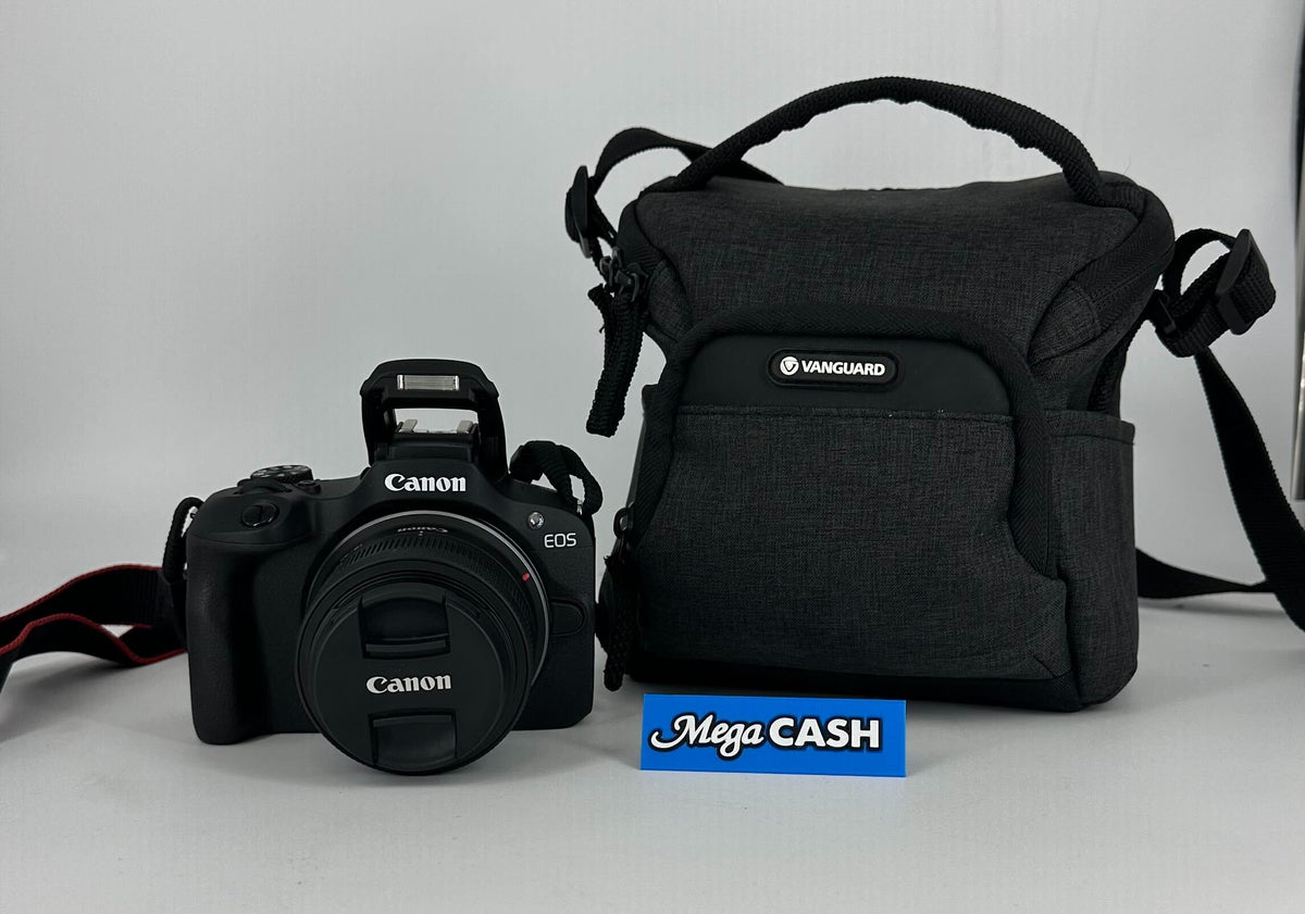 Canon EOS R100 Mirrorless Camera with RF-S 18-45 mm Lens