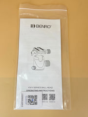 Benro Tripod In Travel Bag With Manual