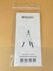 Benro Tripod In Travel Bag With Manual