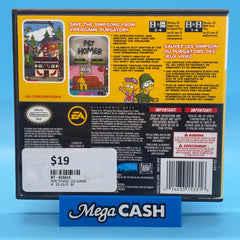 THE SIMPSONS GAME- NINTENDO DS GAME CARTRIDGE - W/CASE AND BOOKLET