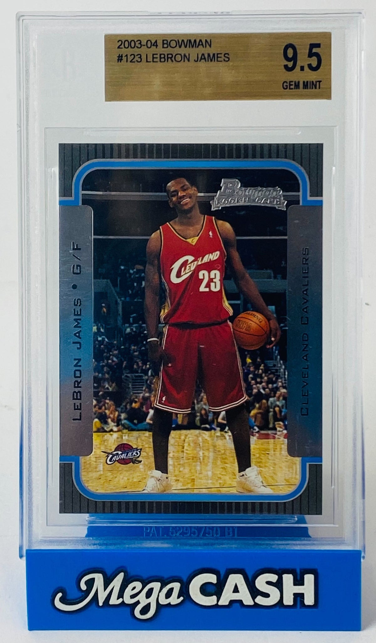 LEBRON JAMES 2003-04 Bowman #123 - BCCG 9.5 Gem Mint