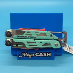 LEATHER-MAN SIGNAL SWISS KNIFE - 45*N 122*W - Pastel Pink & Blue