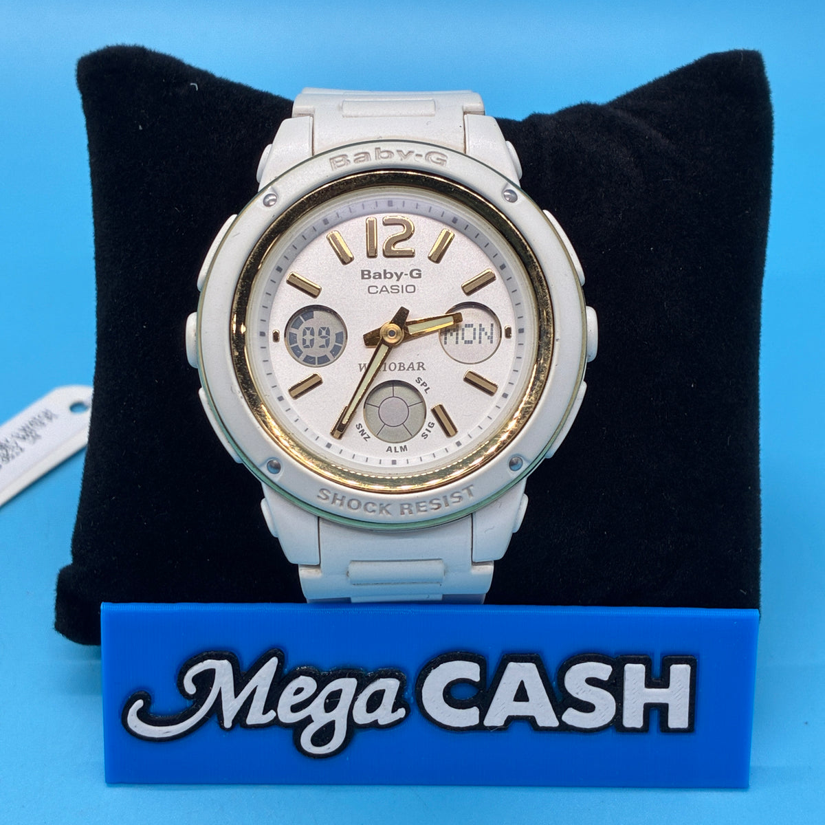 BABY-G SHOCK CASIO UNISEX CHRONOGRAPH QUARTZ MOVEMENT DIGITAL WATCH - RUBBER STRAP - 5257 BGA-151