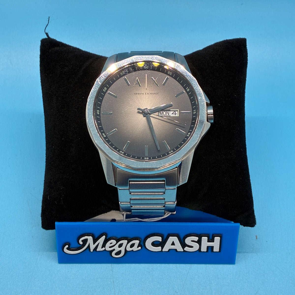 ARMANI EXCHANGE MENS CHRONOGRAPH QUARTZ MOVEMENT WATCH - STAINLESS STEEL STRAP - AX1764-112401