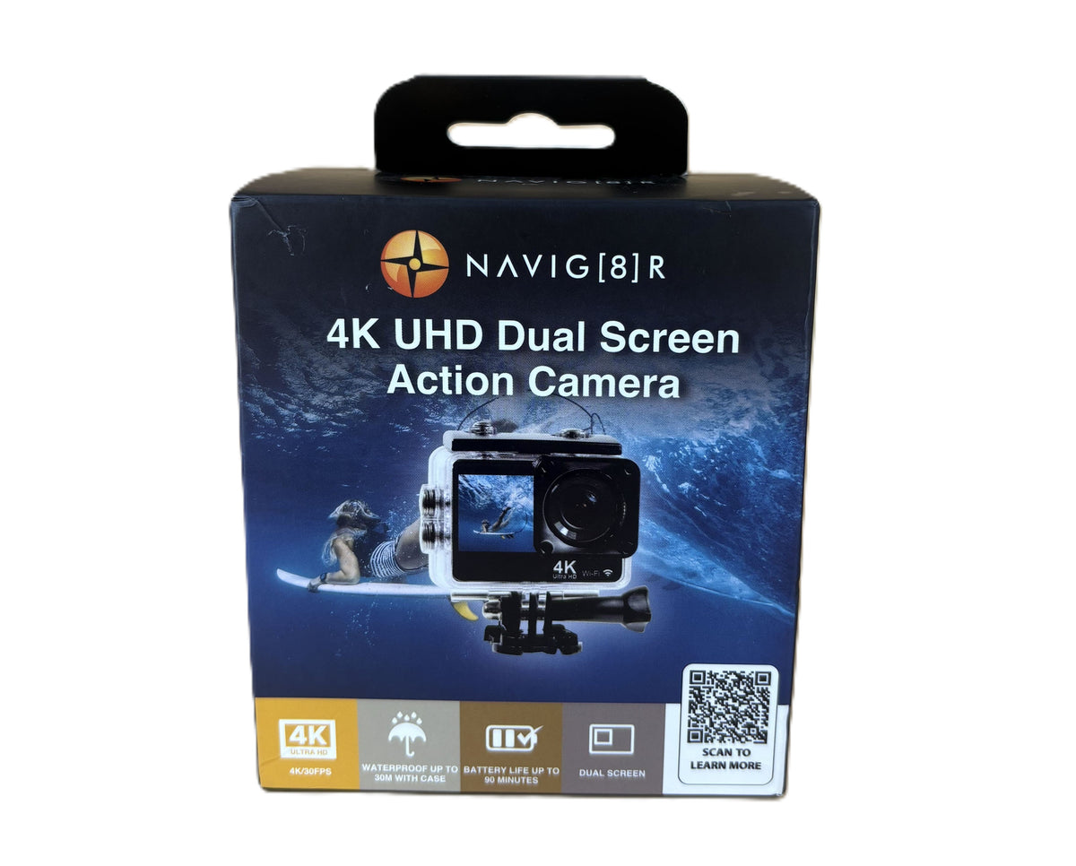NAVIG8R Dual Screen Action Camera
