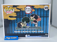 Pop Vinyl Demon Slayer Tanjiro & Nezuko VS. Temple Demon