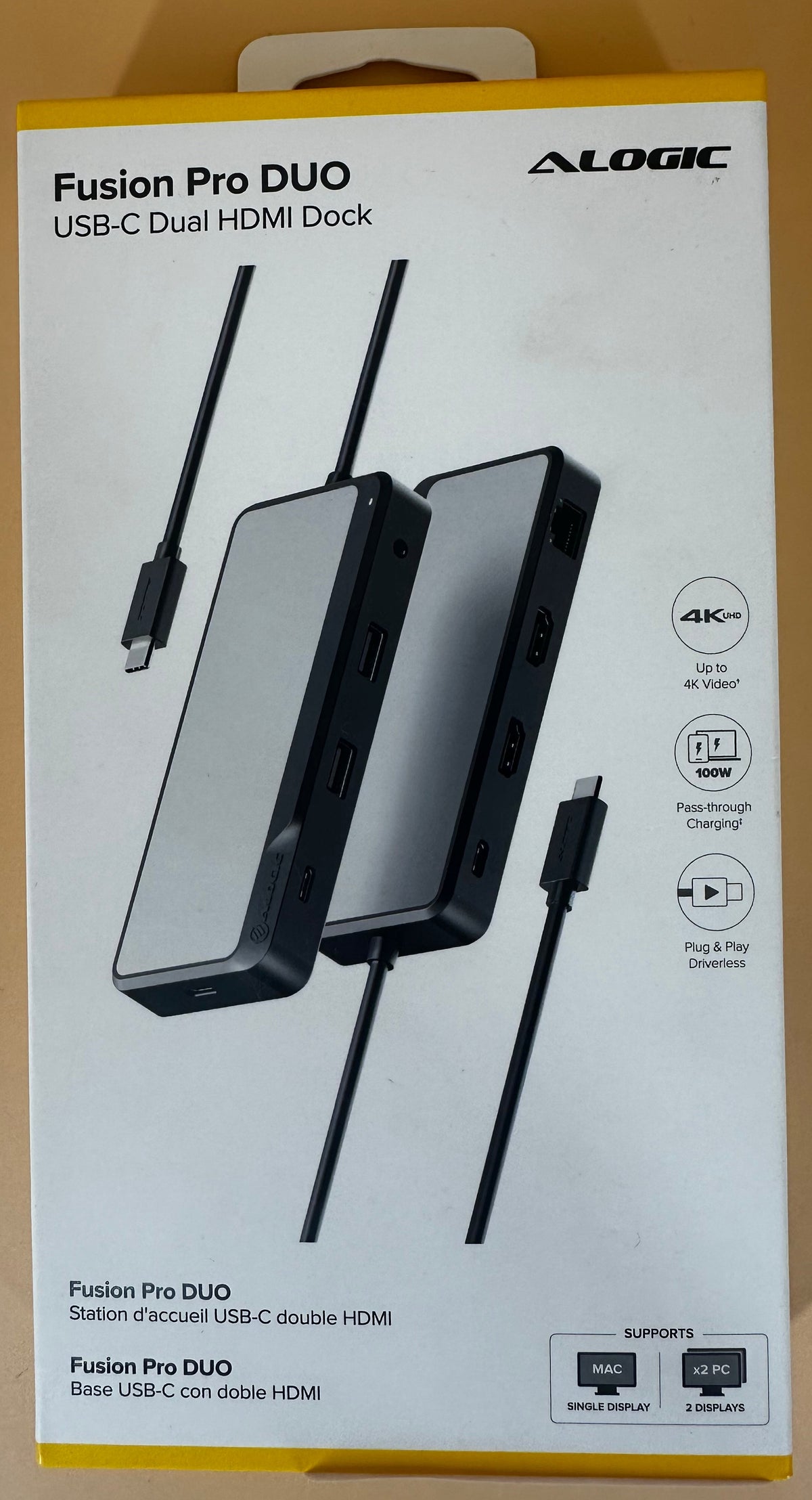 ALOGIC Fusion Pro DUO USB-C Dual HDMI Dock - FUP2HD1