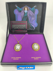 WANDAVISION AGATHA HARKNESS NECKLACE AND BROOCH REPLICA