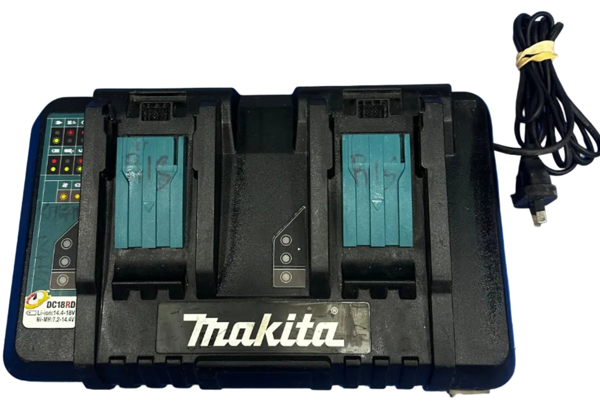 Makita 18V LXT Same-Time Dual Port Rapid Charger - DC18RD