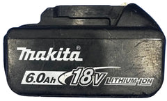 Makita Battery 18V LXT Lithium-Ion 6.0Ah BL1860B