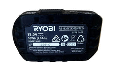 Ryobi Battery Charger + 2Ah 18V Battery - RC18115/RB1820C