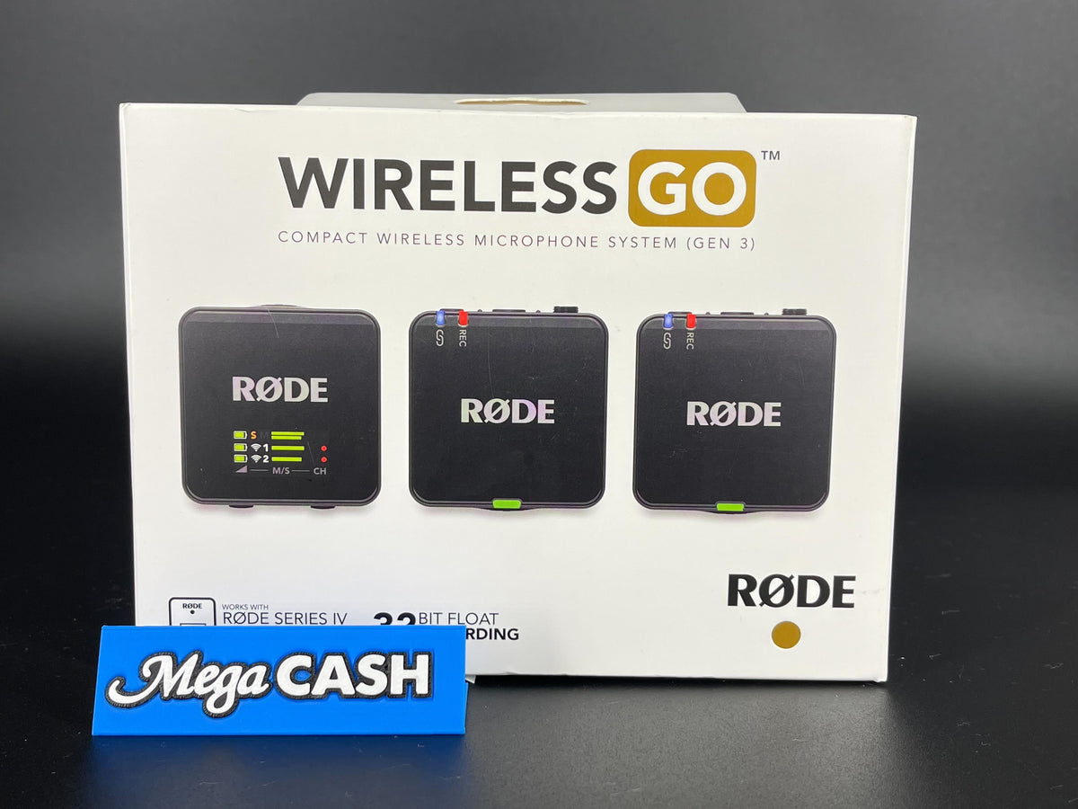 Rode Compact Wireless Microphone System Gen 3 - Wireless Go