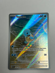 Squirtle - 170/165 - Illustration Rare - 151 (Scarlet & Violet) - NM - Pokemon Card