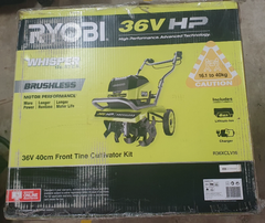 Ryobi - 36V HP Brushless 40cm Front Tine Cultivator Kit - R36XCLV16