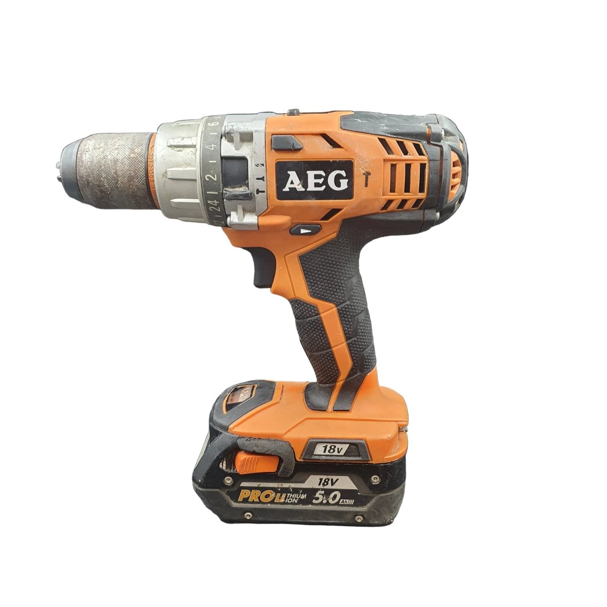 AEG - 18V BRUSHLESS HAMMER DRILL + 5.0AH Battery - Mega Cash Sydney