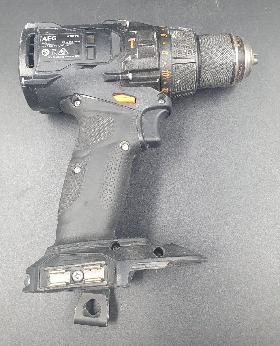 AEG - 18V FUSION Hammer Drill - A18FPD - Tool Only - Mega Cash Sydney