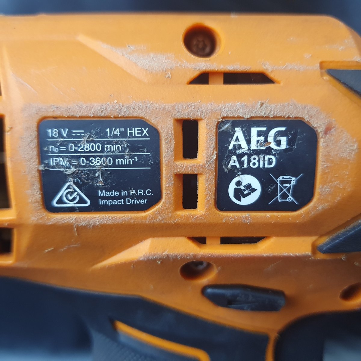AEG - IMPACT DRILL/DRIVER - A18ID with 1.5Ah BATTERY - Mega Cash Sydney