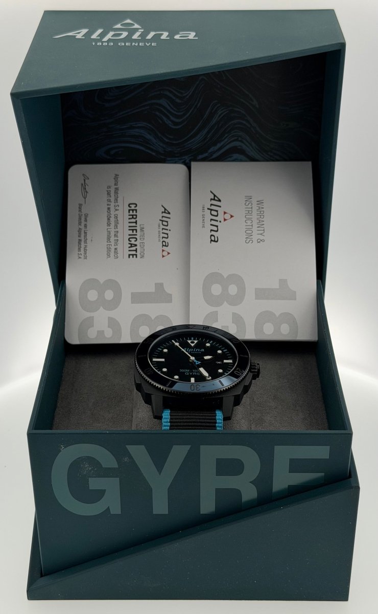 Alpina Seastrong Gyre Automatic AL-525LBN4VG6 44mm Diver's Watch - Mega Cash Sydney