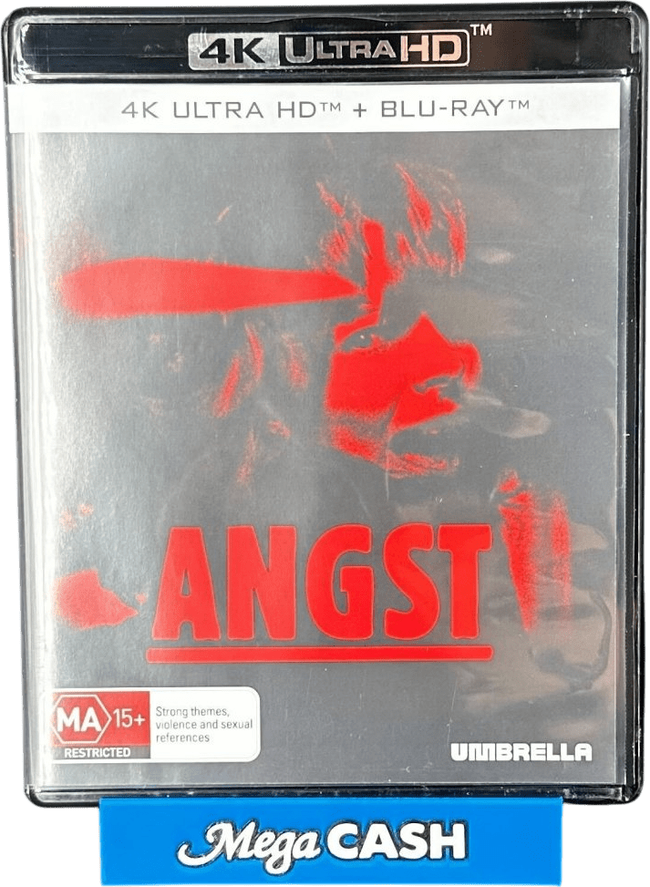 ANGST 4K ULTRA HD BLU RAY DVD - Mega Cash Sydney