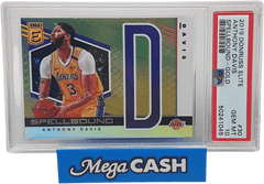 ANTHONY DAVIS 2019 - 20 Donruss Elite Gold Spellbound D - 30 05/10 - PSA 10 - Mega Cash Sydney