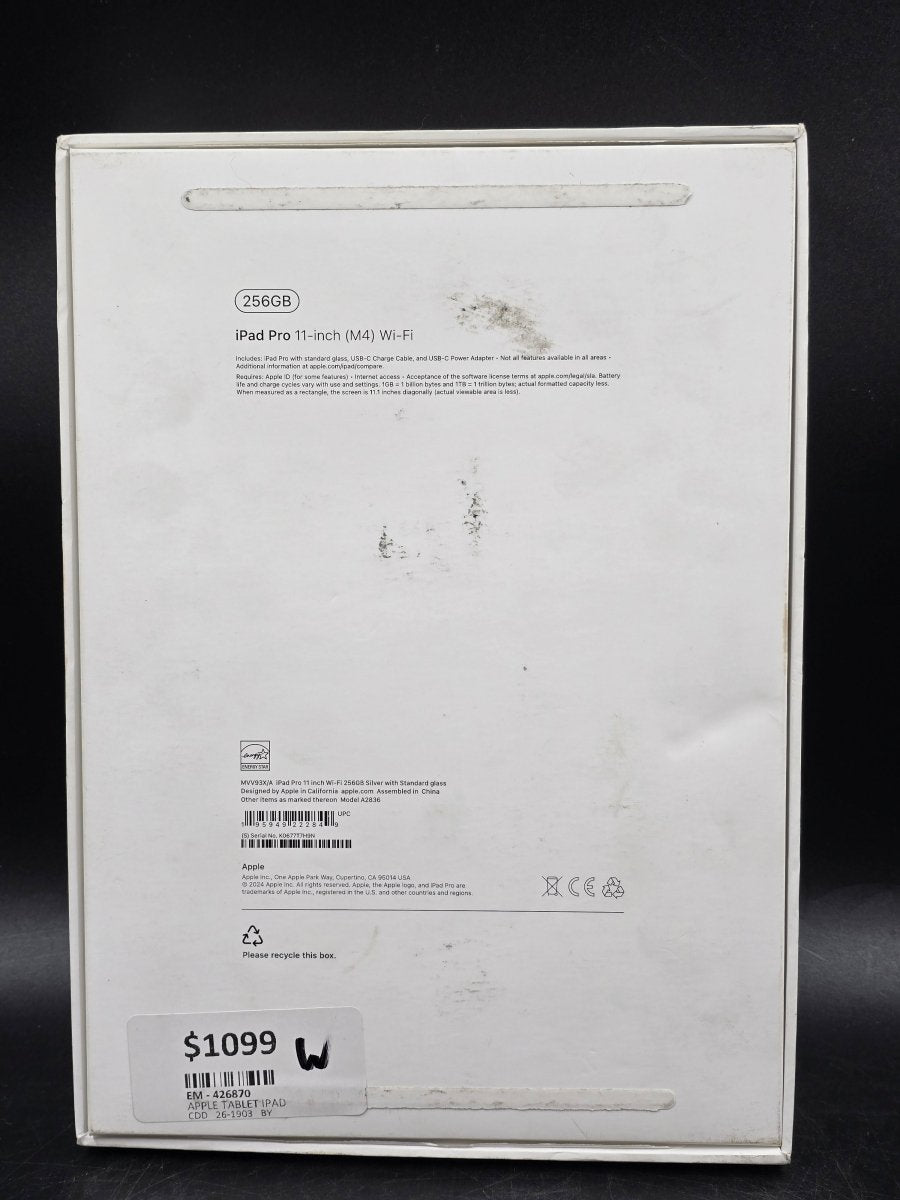 Apple - iPAD Pro - 11 inch 256GB - WiFi Only - A2836 | MVV93X/A - Mega Cash Sydney