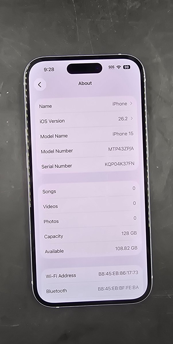 Apple Iphone 15 - 128GB - A3090 | MTP43ZP/A - Mega Cash Sydney