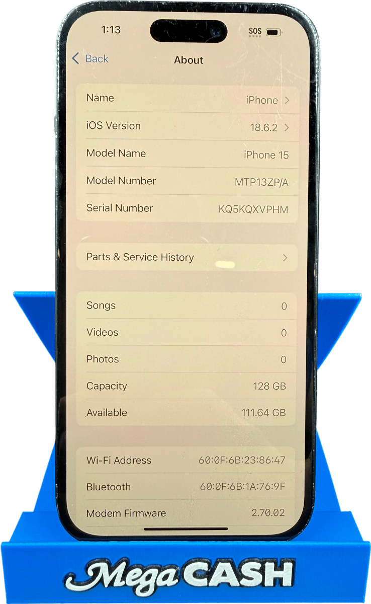 Apple iPhone 15 128GB - Unlocked MTP13ZP/A - Mega Cash Sydney